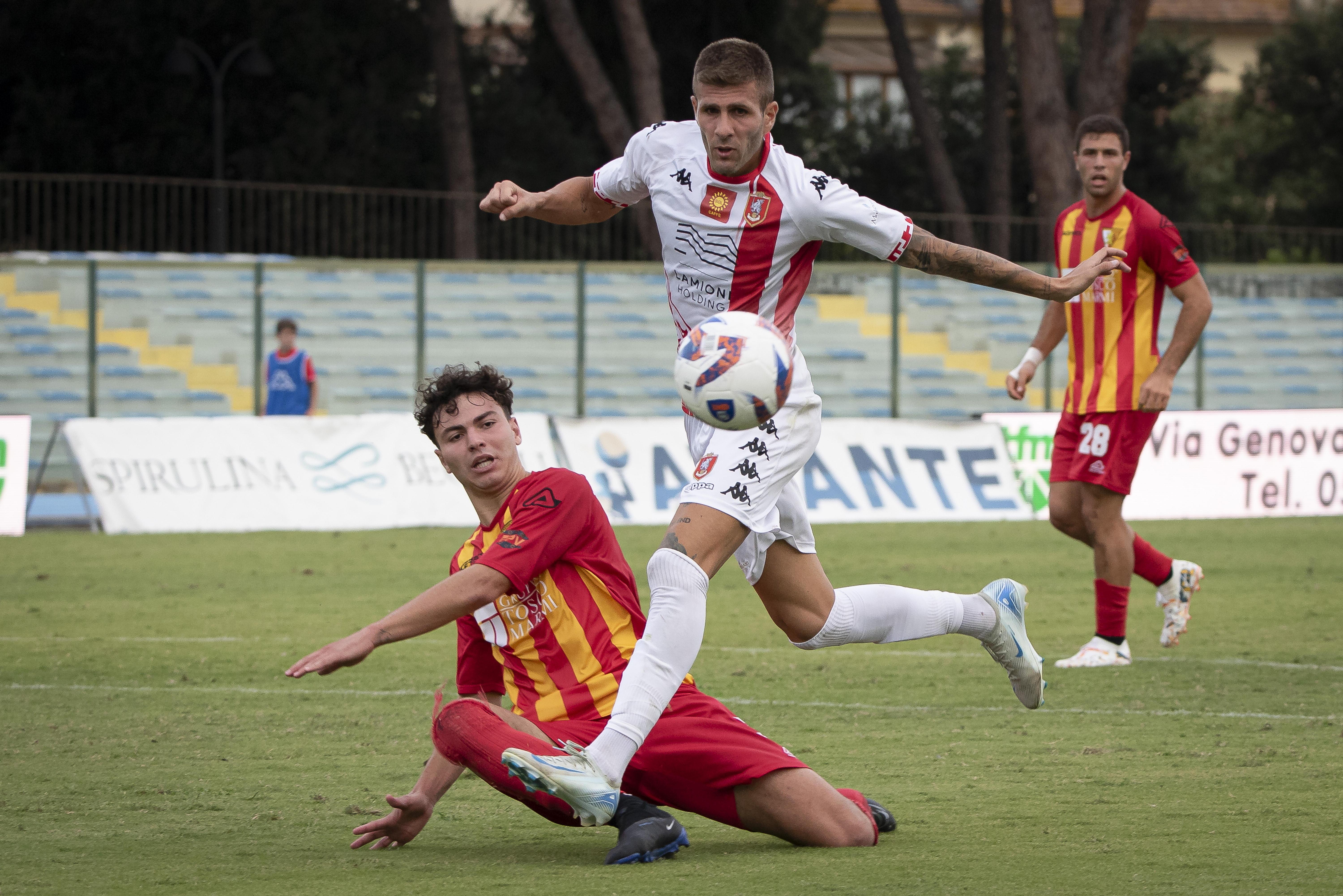 Piergiorgio Sabelli in azione con il Poggibonsi (foto Bf)