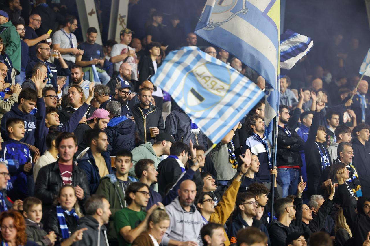 Spal-Virtus Entella 0-2, un’altra sconfitta per i biancazzurri