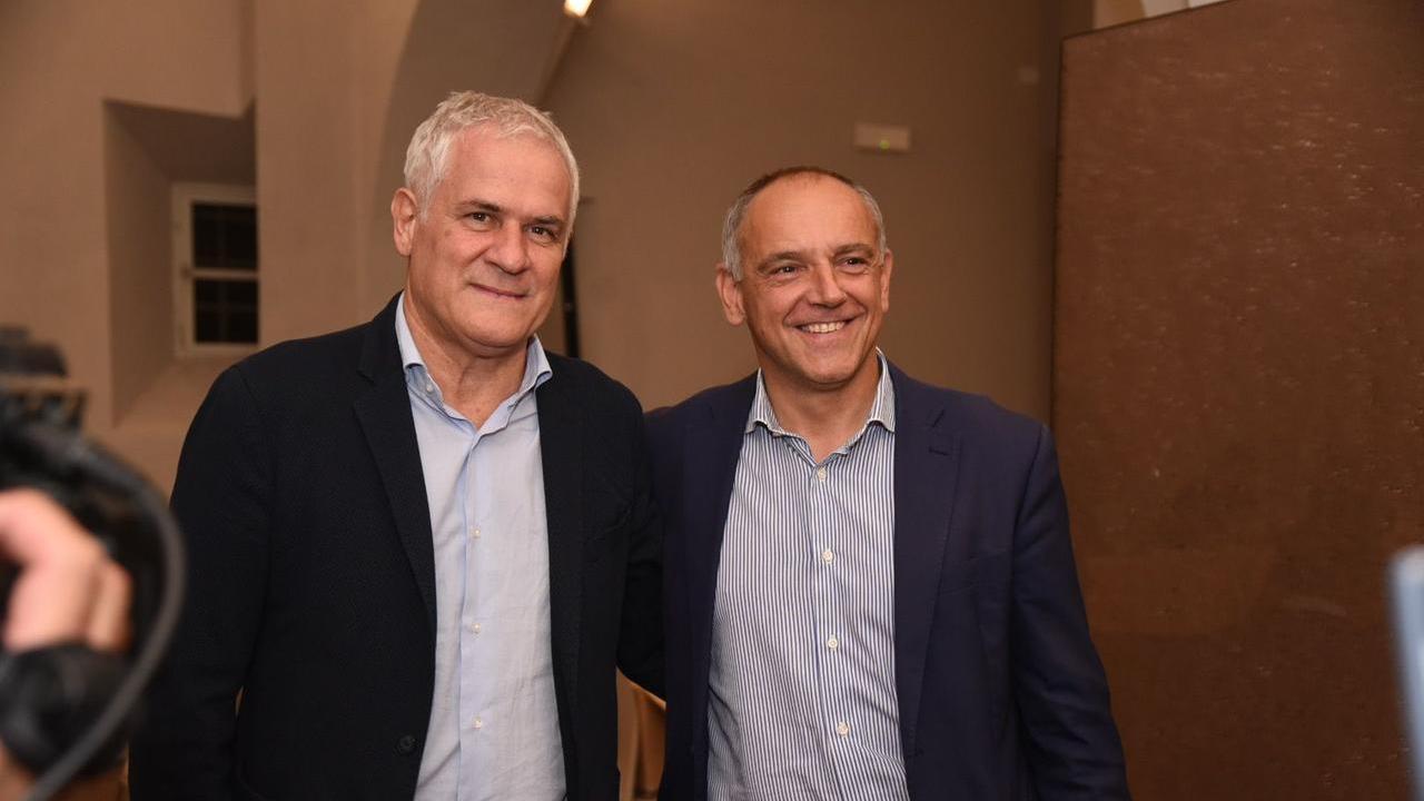 Da sx Marcello Pierucci e Luca Menesini (foto Ilaria Genovesi)