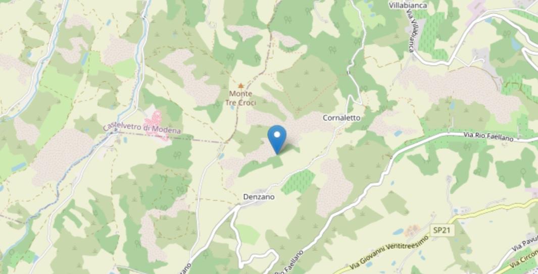 Terremoto di magnitudo 3.3 nella notte tra Marano e Castelvetro