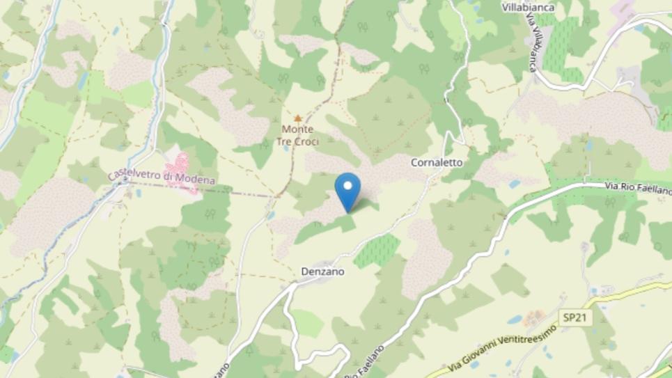 Terremoto di magnitudo 3.3 nella notte tra Marano e Castelvetro