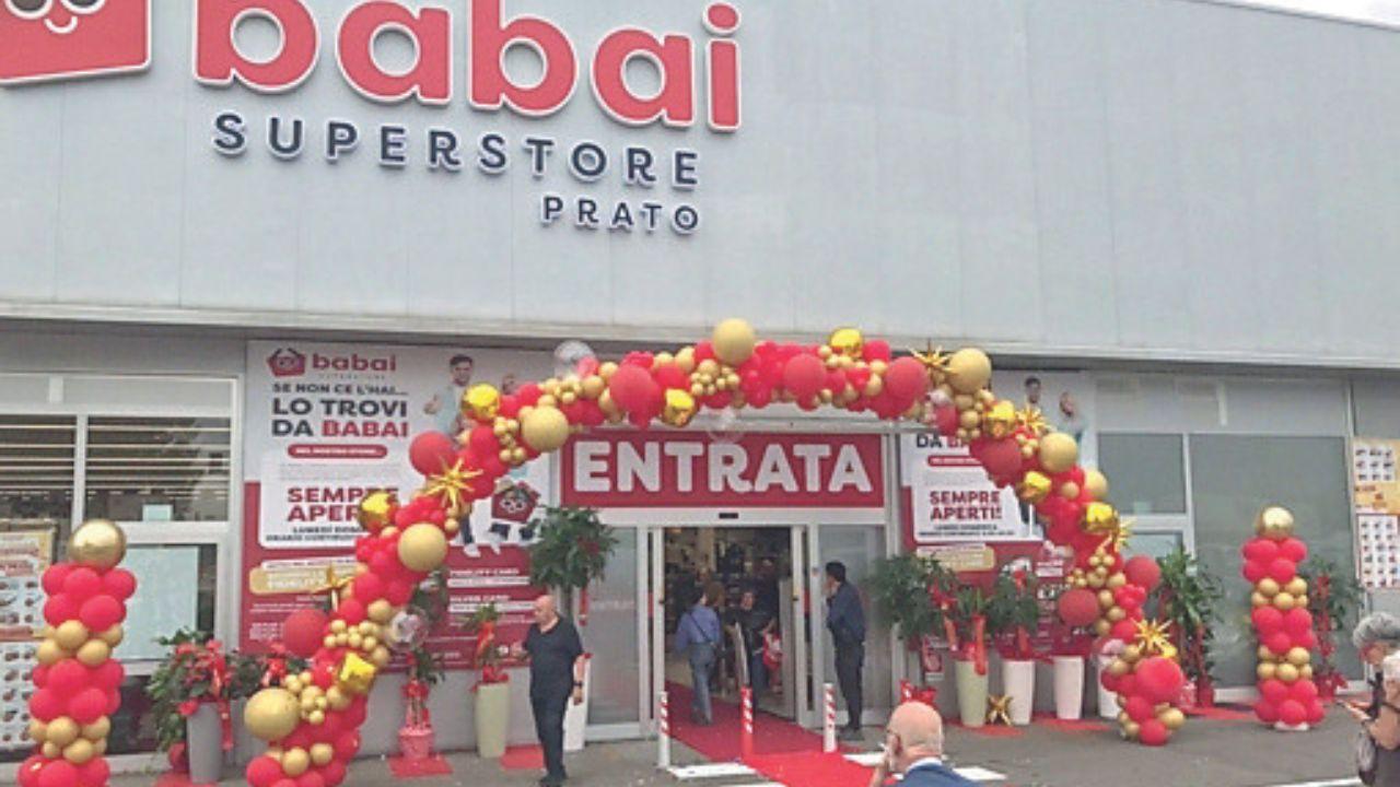 L’inaugurazione del superstore babai