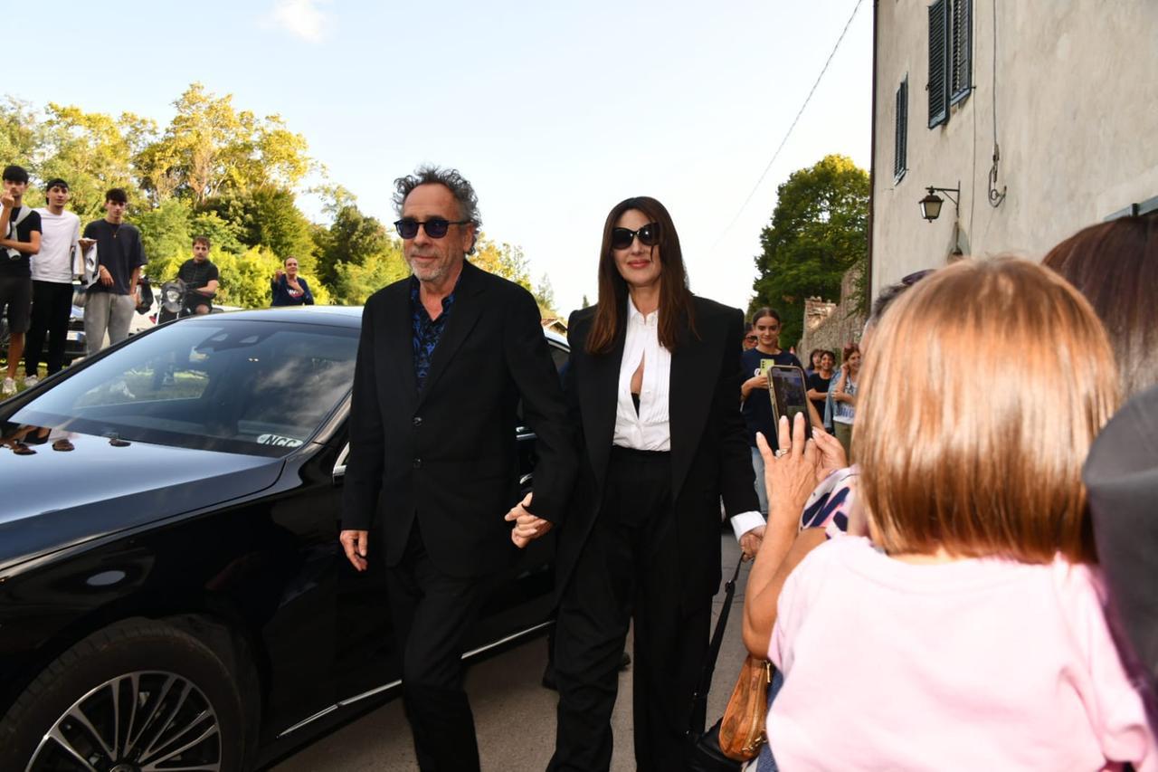 
	Monica Bellucci e Tim Burton a Lucca (foto Sernacchioli)

