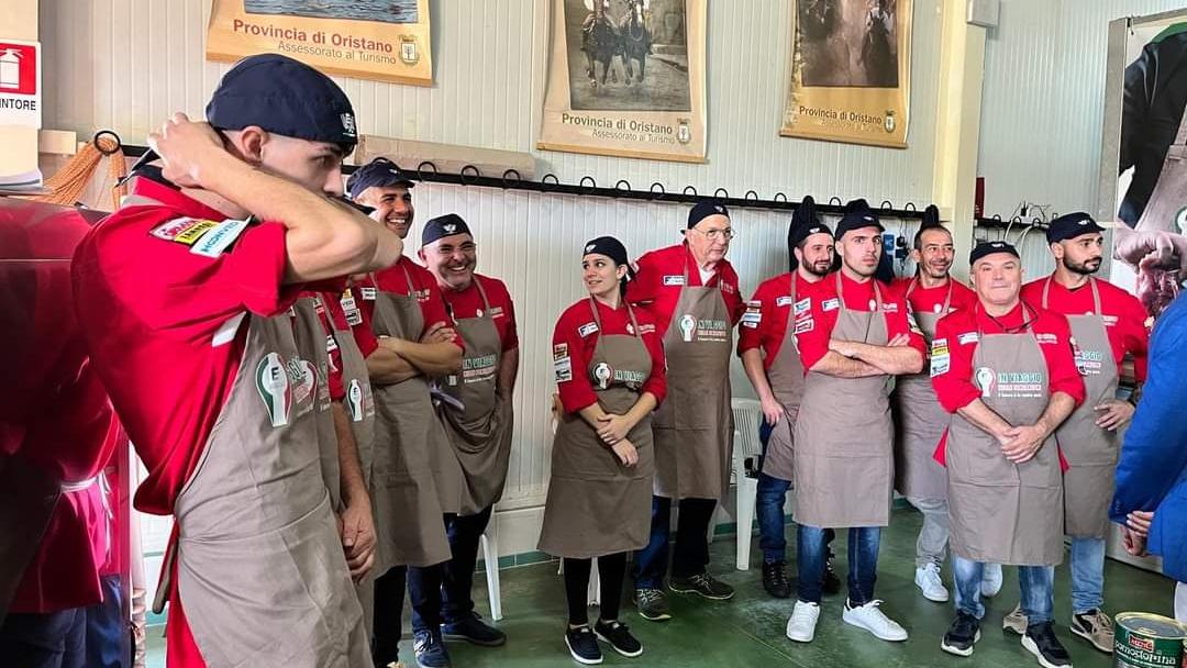 Arborea, gara fra macellai: sul podio Mauro Delogu di Usini e Samuele Muru di Iglesias