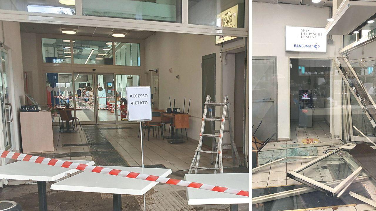 I danni causati dai ladri alla Coop della Cittadella