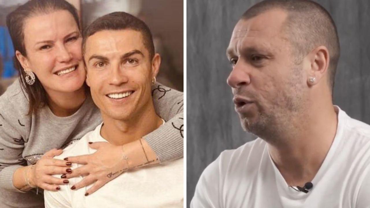 Cristiano Ronaldo con la sorella e a destra Antonio Cassano