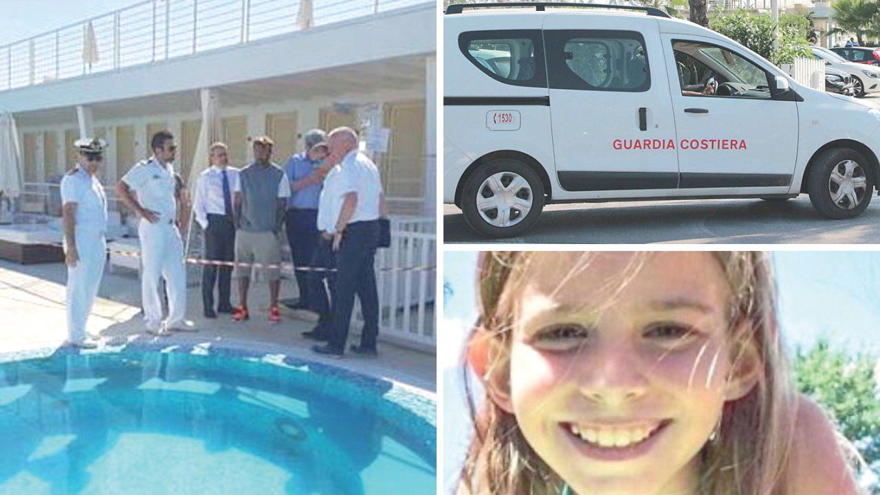 Il sopralluogo degli inquirenti e la piccola Sofia Bernkopf