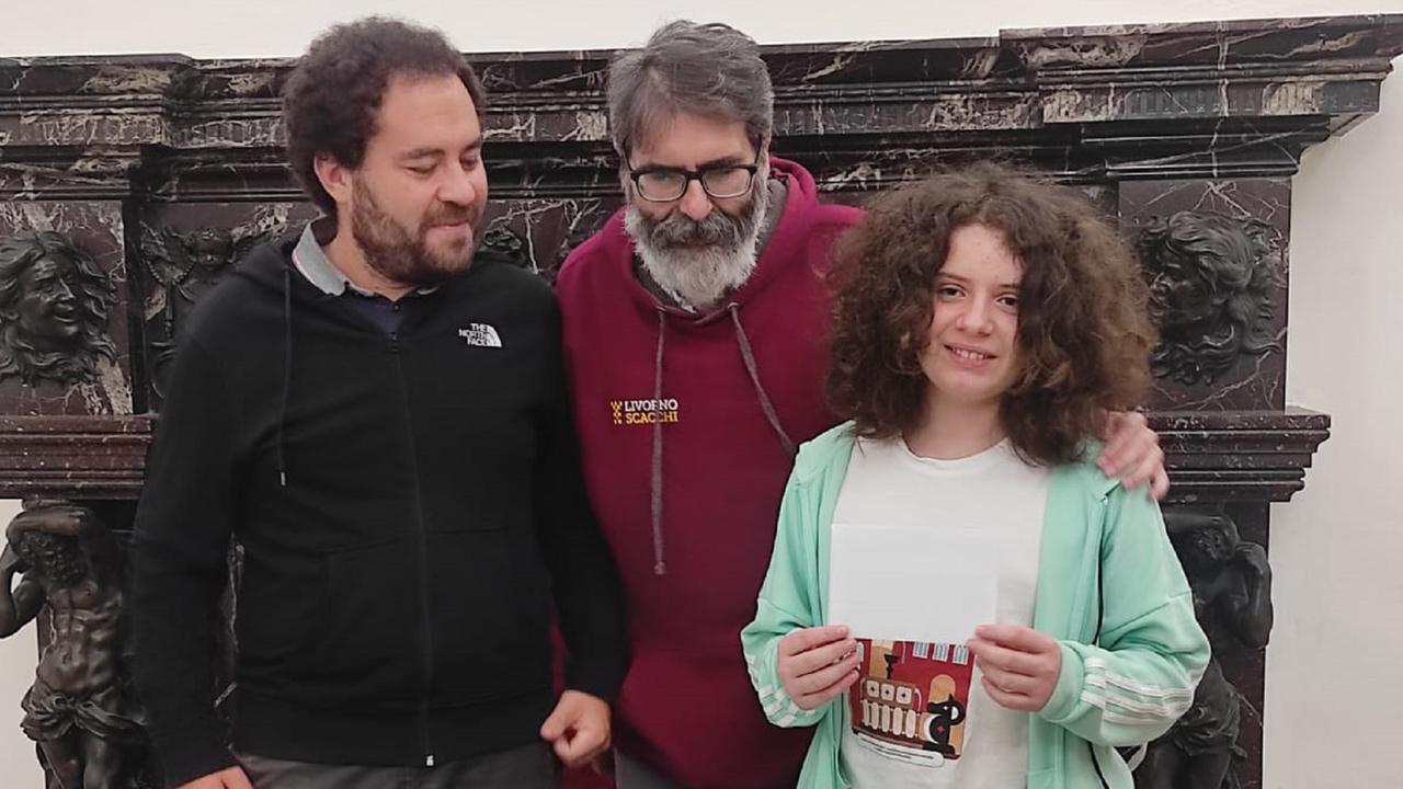 Il talento livornese Edoardo Fulgentini, primo a pari merito