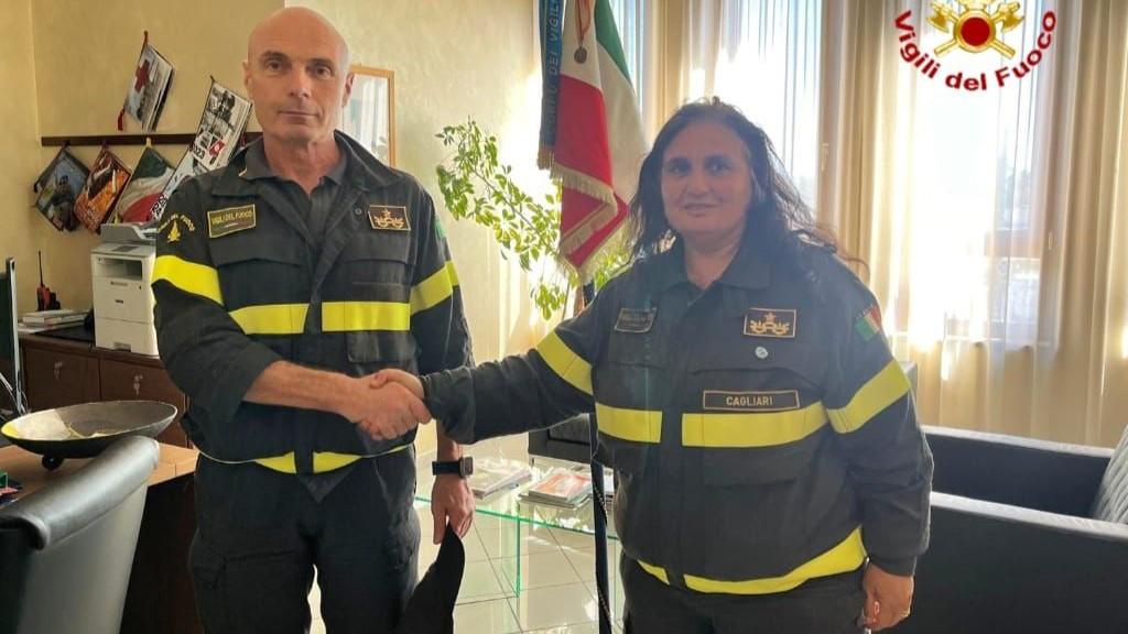 I vigili del fuoco sardi hanno un nuovo comandante