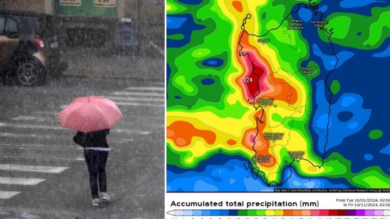 Temperature in picchiata e forti temporali: ecco dove colpirà il ciclone in arrivo sulla Sardegna