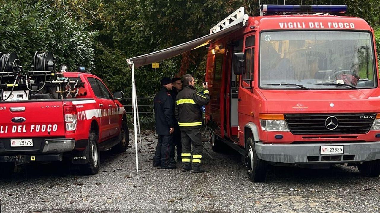 
	I vigili del fuoco durante le ricerche

