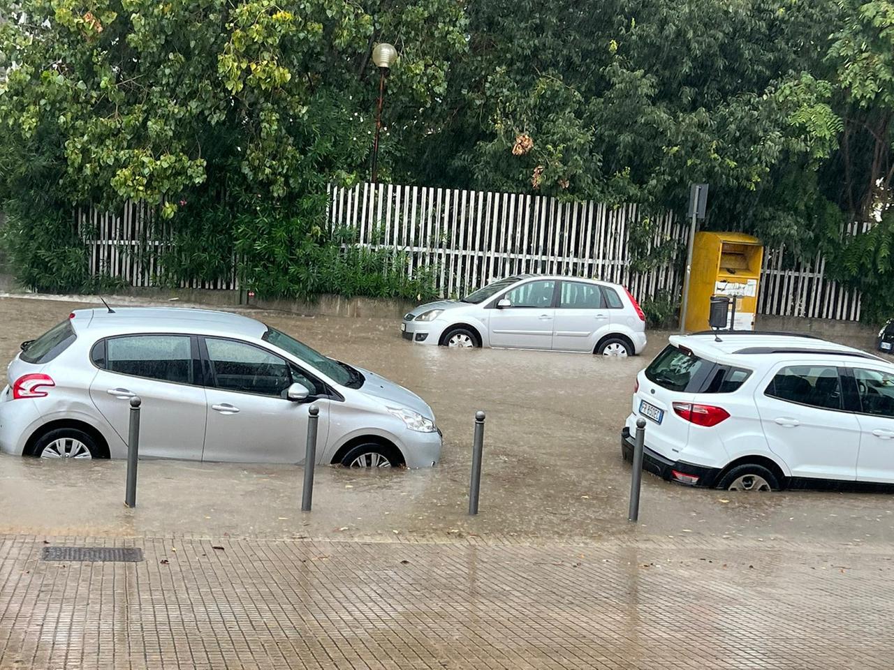 Sassari in tilt a causa della pioggia, ecco tutte le strade bloccate