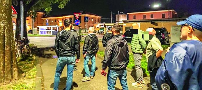 A Ferrara la ronda del Movimento Nazionale: «Liberiamo la città dai clandestini»