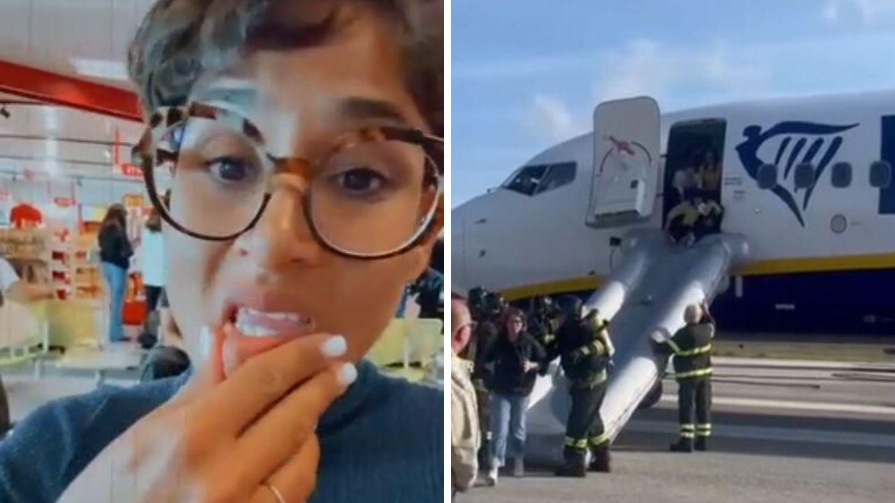 Karima era sul volo Ryaianr Brindisi-Torino evacuato per un principio d'incendio dal motore