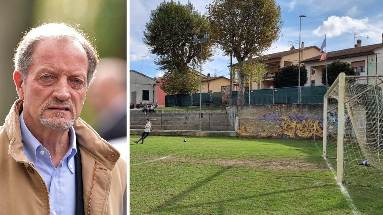 
	Renzo Ulivieri e il campo sportivo di Corazzano

