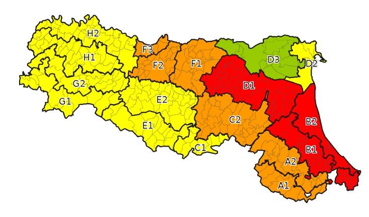 Maltempo, allerta arancione nella pianura modenese