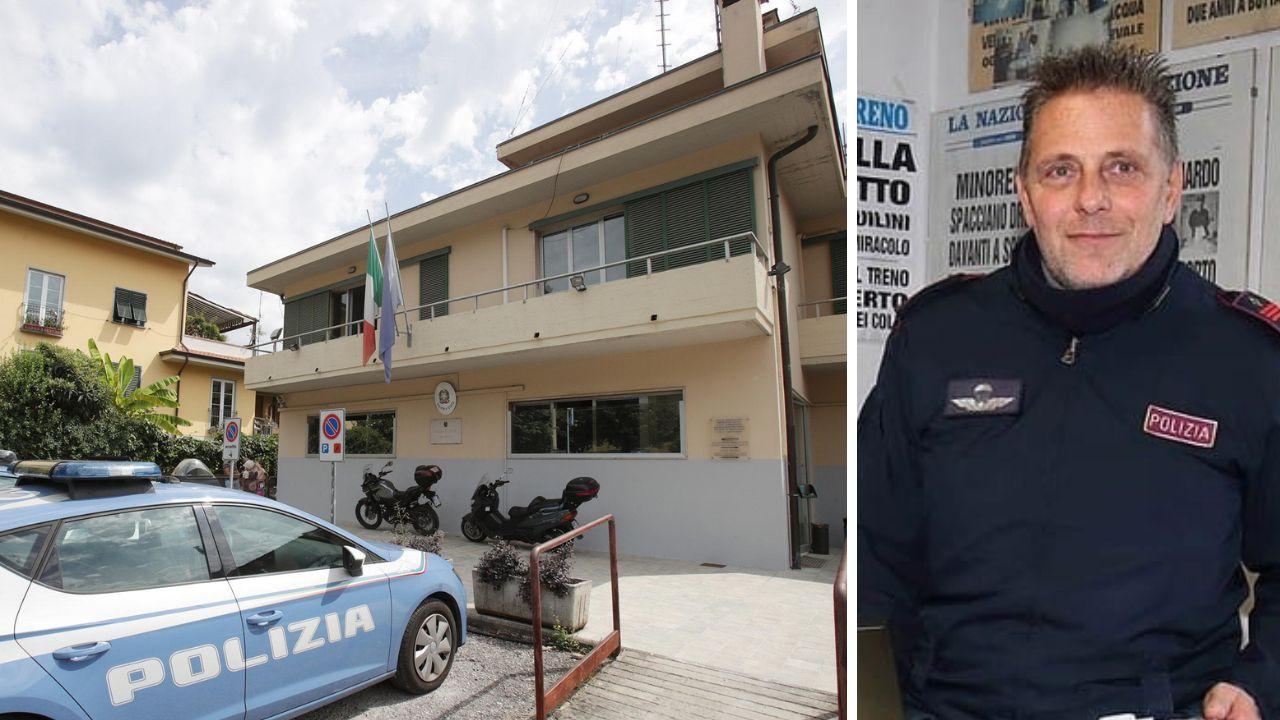 Il commissariato di Pescia e Diego Dino Guida