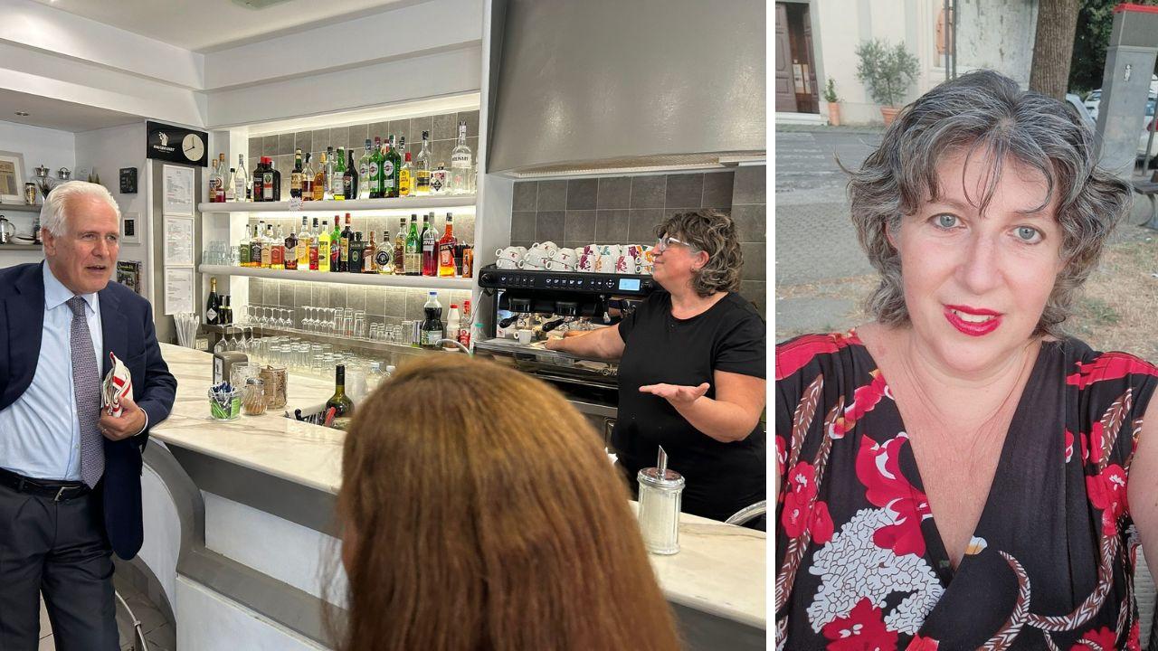 
	La barista e la visita di Eugenio Giani nel suo locale

