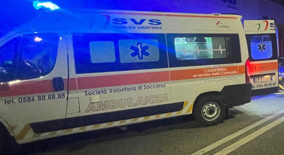 Un'ambulanza della Svs (foto d'archivio)