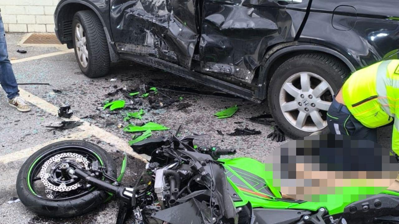 Scontro tra auto e moto a Montemurlo: 21enne portato in elicottero a Pisa