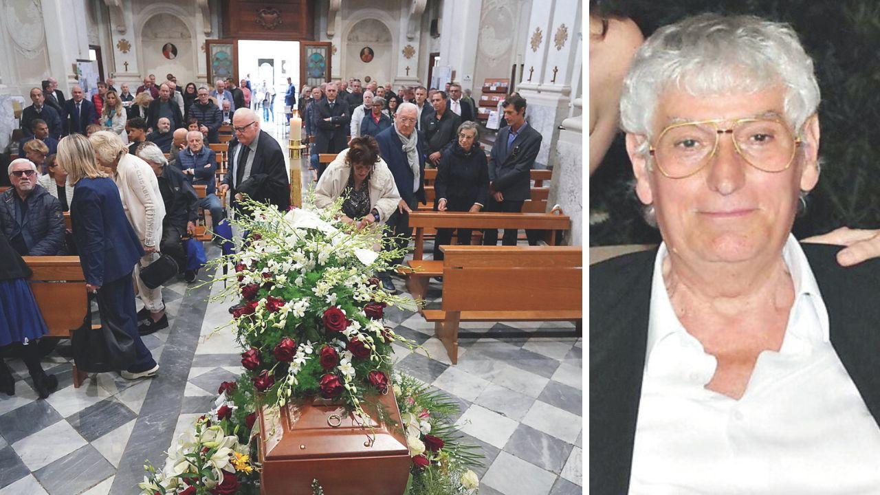 Il funerale e Gherardo Guidi (foto Franco Silvi)