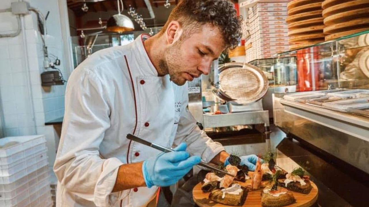 Lorenzo Prestia al lavoro