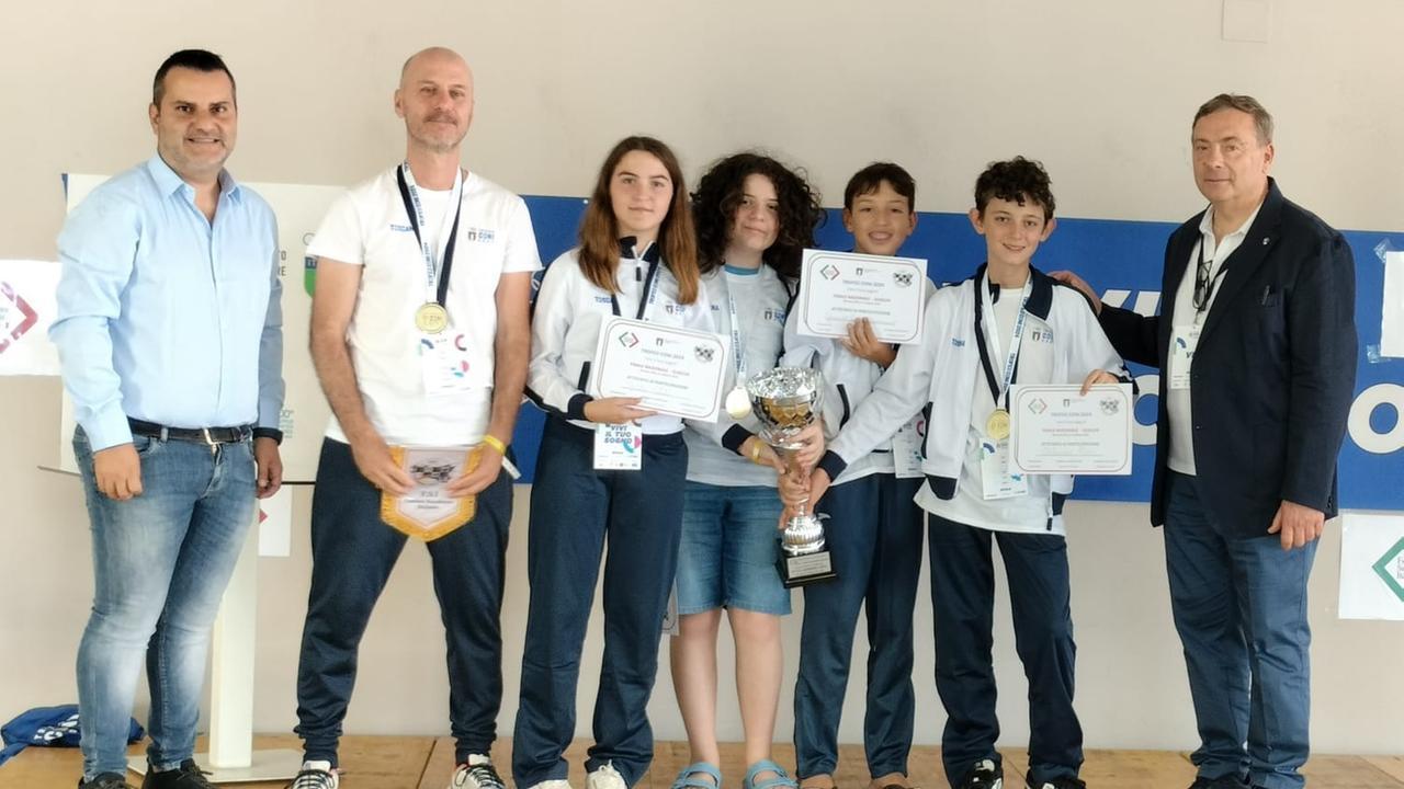 La premiazione del trofeo Coni