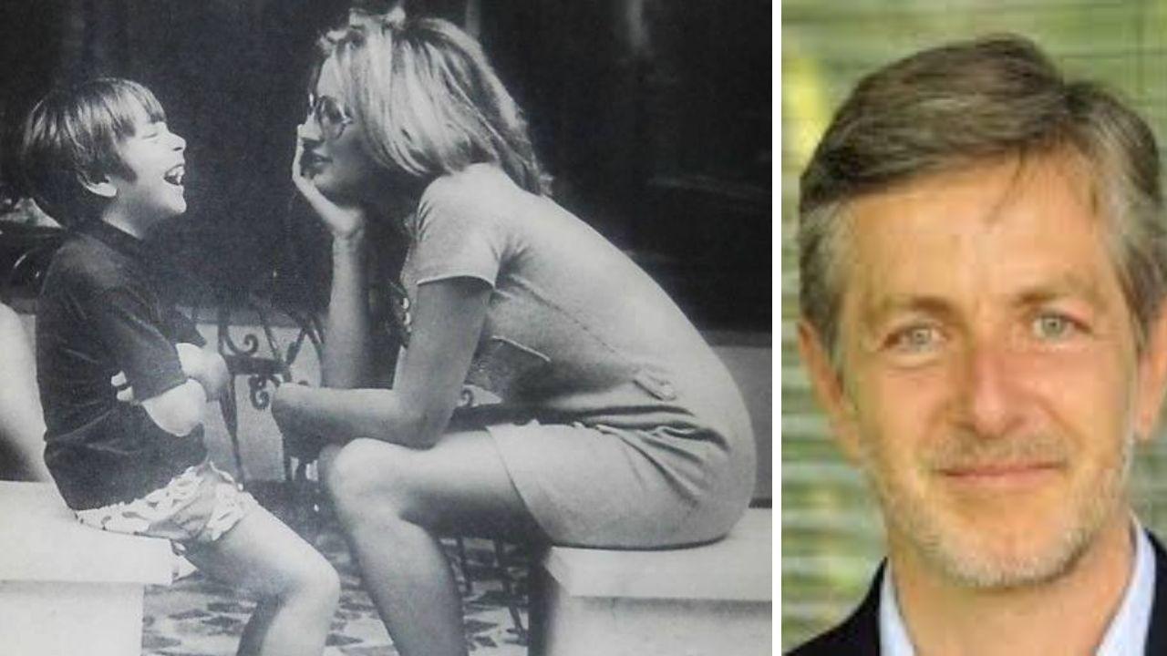 Massimiliano Pani con mamma Mina