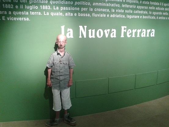 ferrara, samuele sammy basso in visita in redazione, 