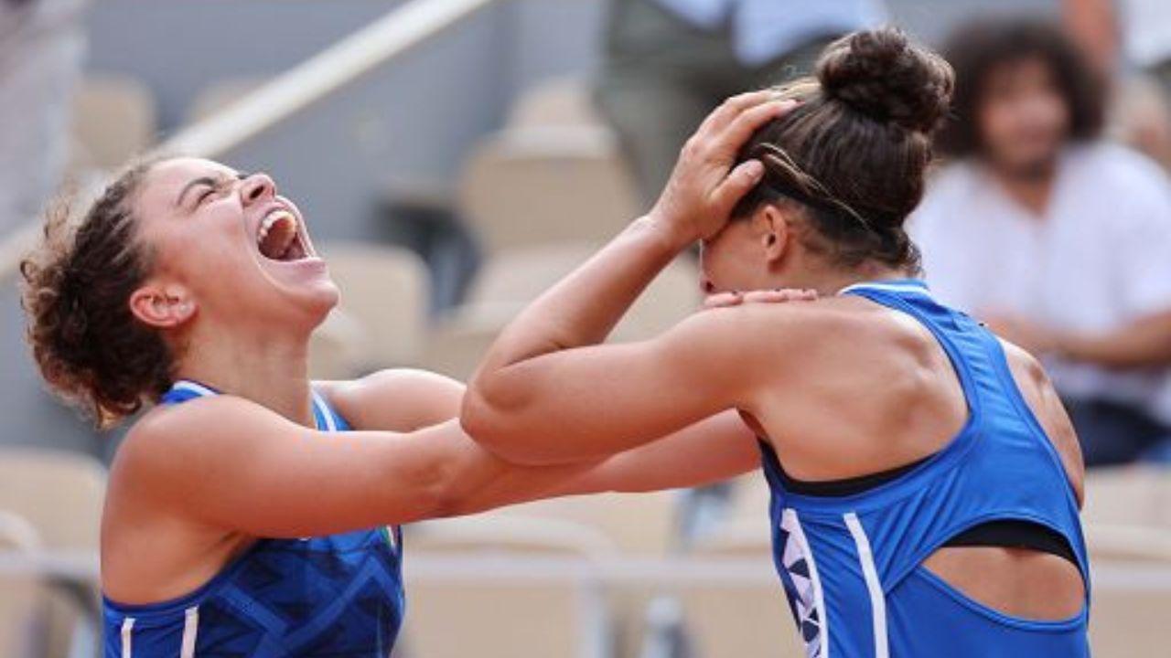 
	Jasmine Paolini e Sara Errani

