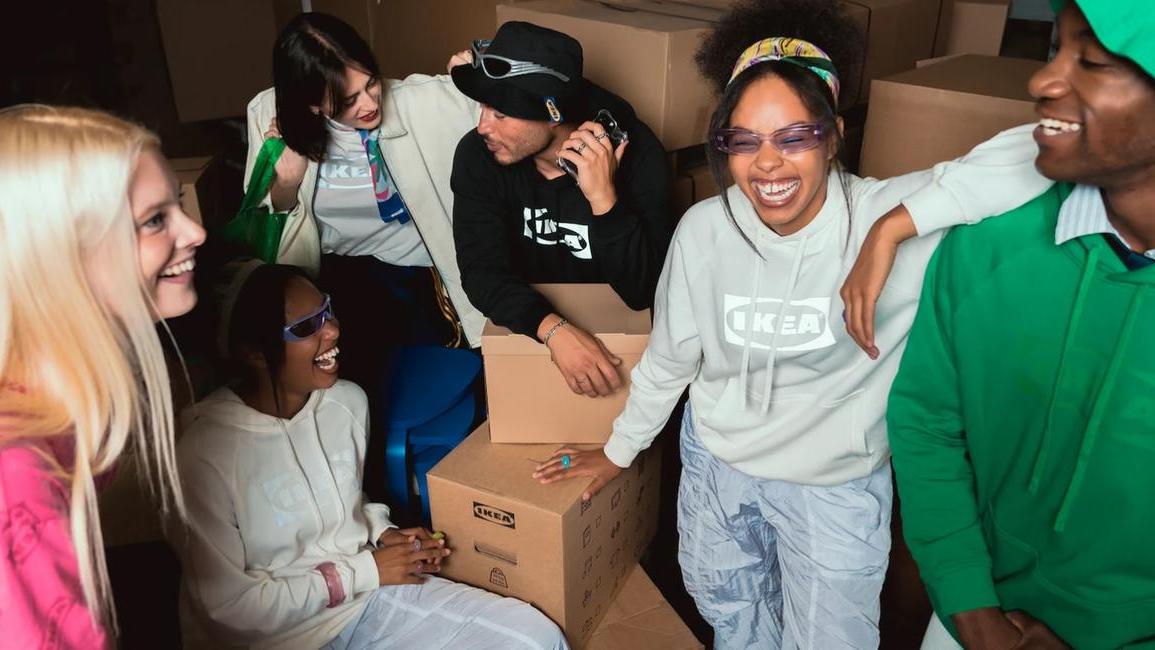 L'immagine della collezione dal sito Ikea 