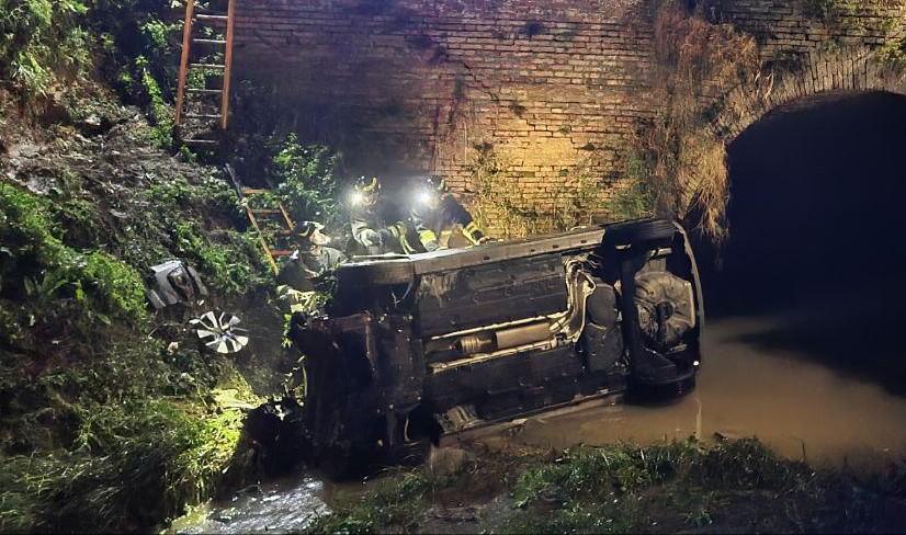 Bomporto, ragazza vola con l’auto in un canale