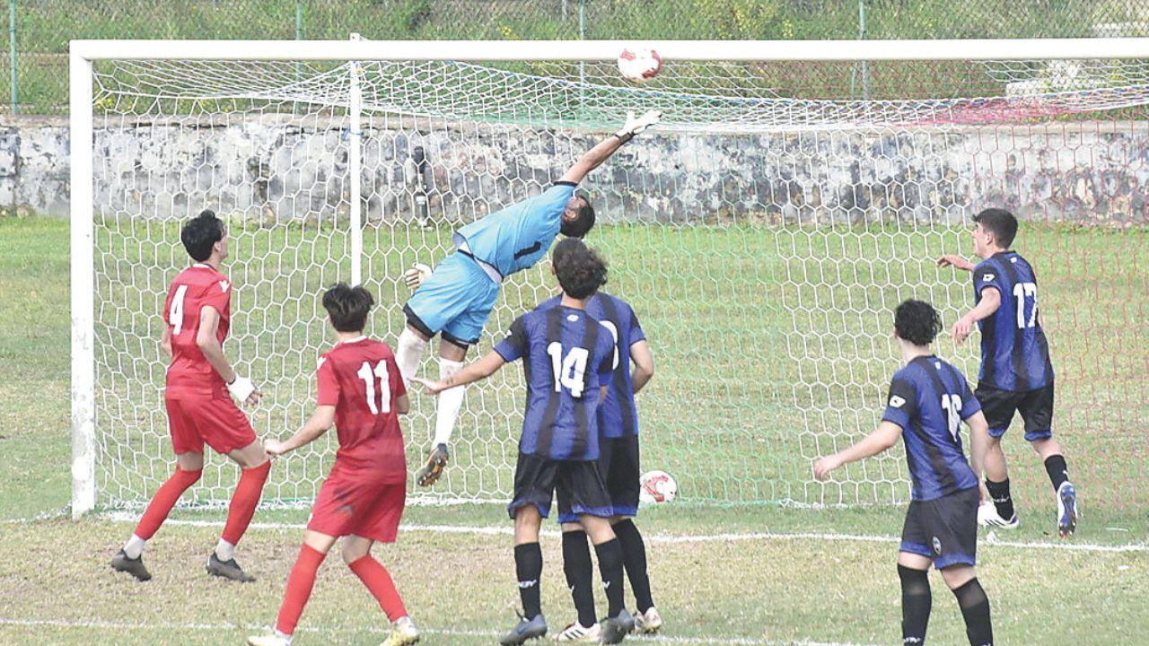 
	il gol della vittoria di Camerini&nbsp; (foto Paolo Barlettani)

