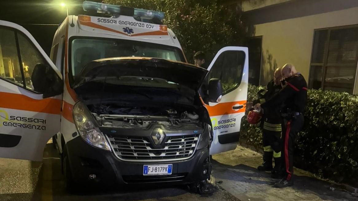 L'ambulanza dell'associazione Sassari Emergenza Odv (Foto di Ivan Nuvoli)