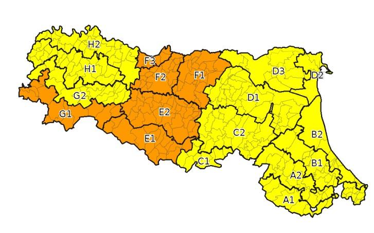 Modena, torna la pioggia: allerta meteo arancione per le piene dei fiumi