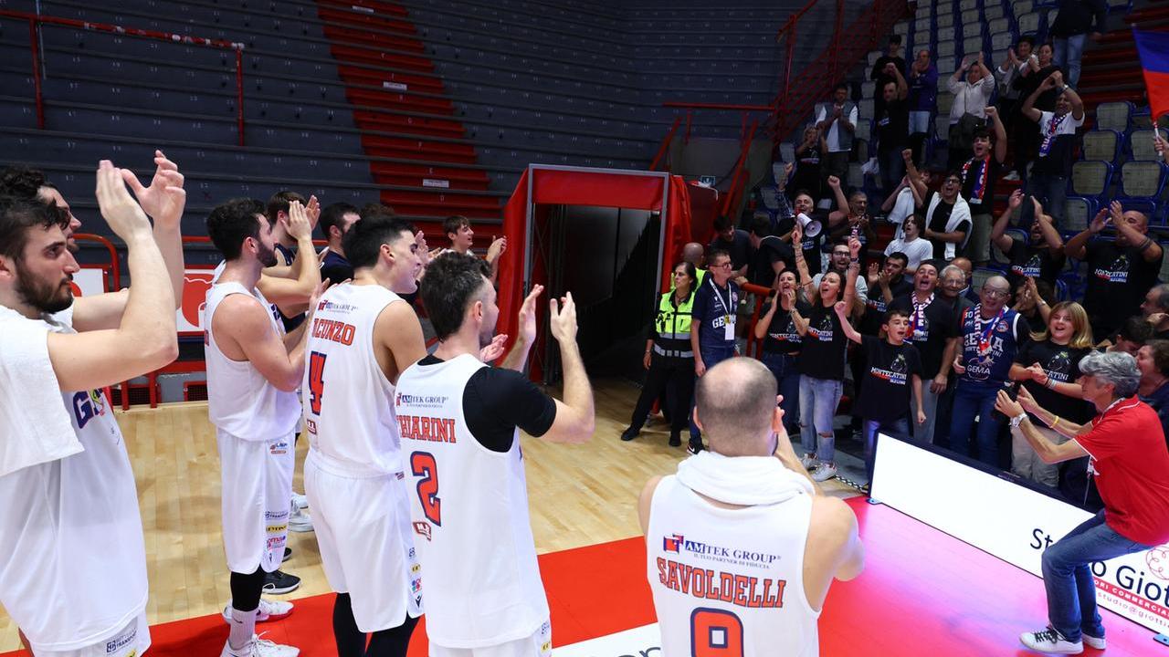 La T Gema esulta dopo la vittoria contro Chiusi (foto Nucci)
