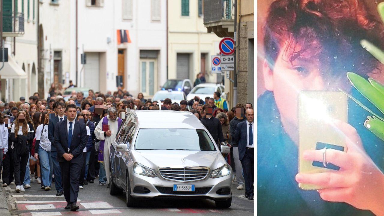 
	Folla al funerale di Leonardo Gozzi, morto a 16 anni in un incidente in scooter

