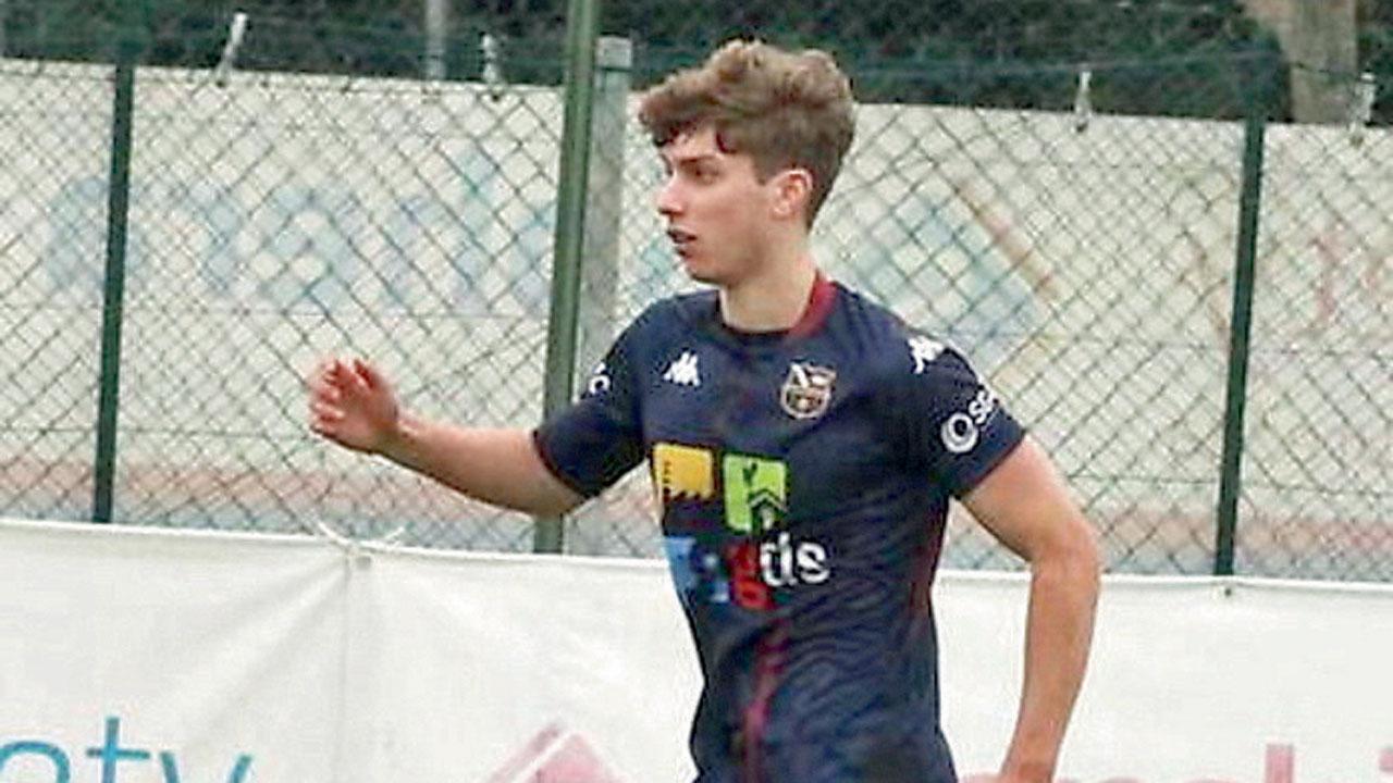 Jacopo Velani in azione