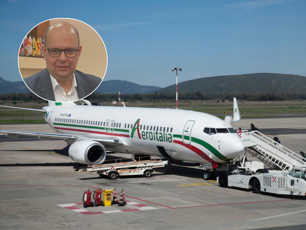 
	L'ad di Aeroitalia Gaetano Intrieri e un aereo Aeroitalia&nbsp;

