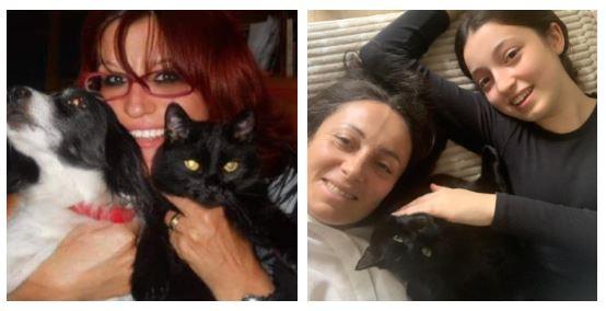 
	A sinistra Jumbo con Lorella, accanto ora con la nuova famiglia

