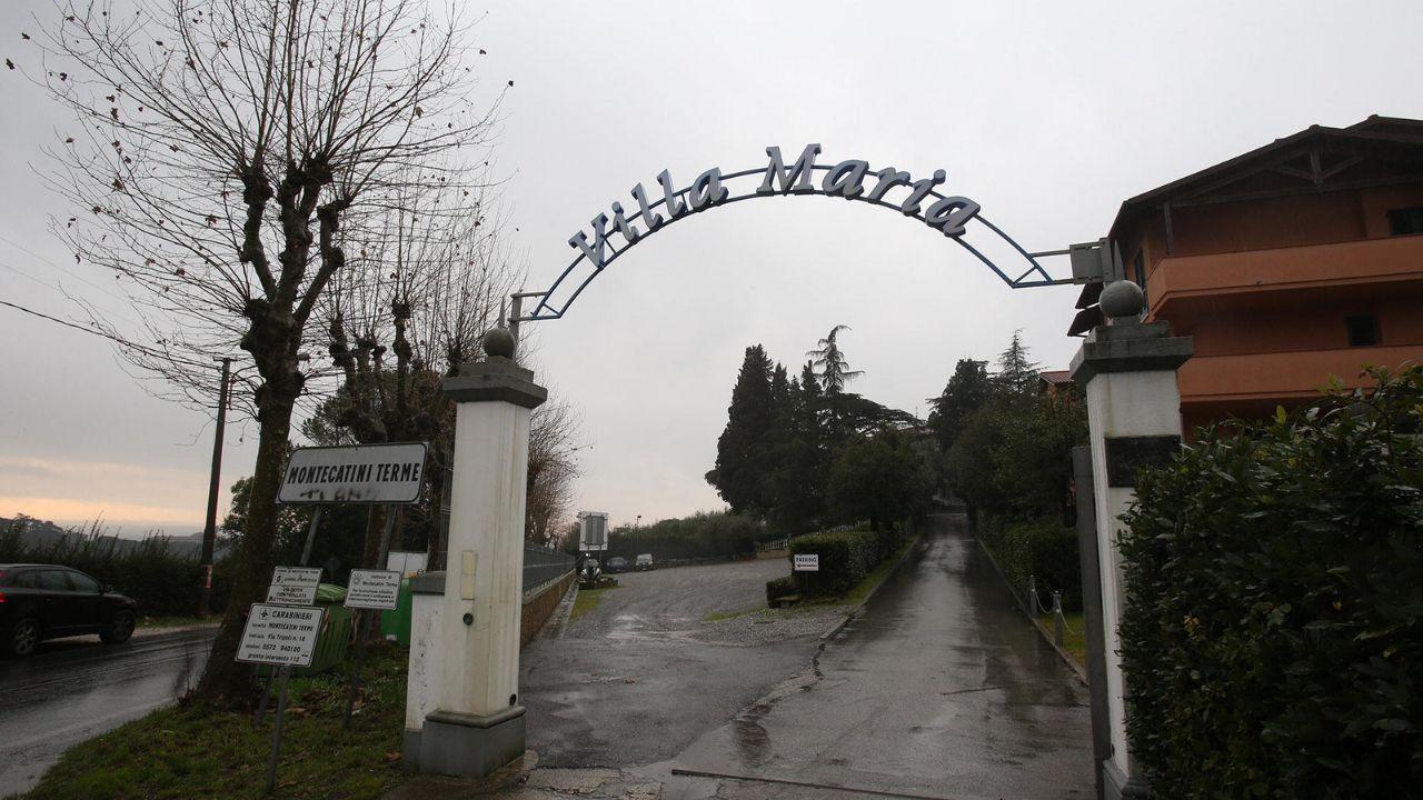 Il complesso di Villa Maria, con camere, ristorante e piscina nella zona della Casina Rossa (foto Nucci)