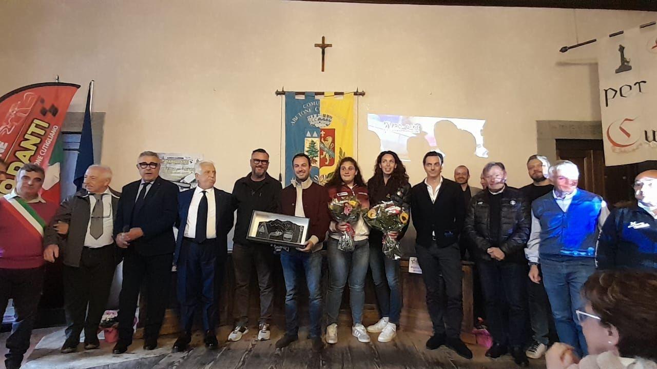 I premiati con molti volti noti del mondo dello sport e anche del giornalismo sportivo