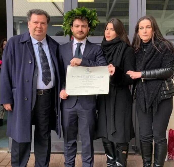 Carrara, Edoardo Bertolini e il progetto spaziale: «Ho passione, non sono un genio»<br>
