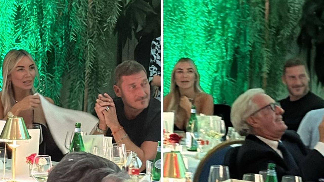 Francesco Totti e Noemi Bocchi a Viareggio