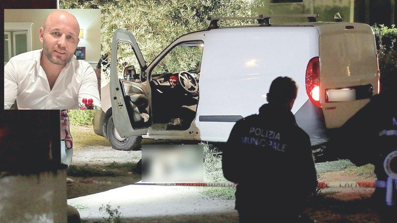 Rezart “Beni” Arshiaj e la scena dell’omicidio<br />
