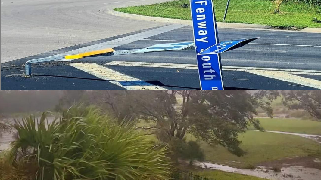 Alcune immagini scattate da Salvador Cocco al passaggio di Ian nel 2022 