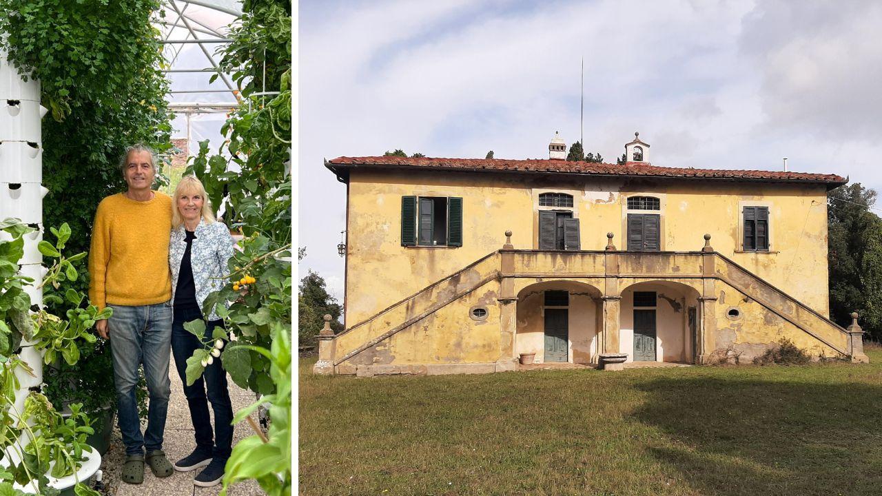 I coniugi Genovese e la storica Villa Huygens alla Valle Benedetta