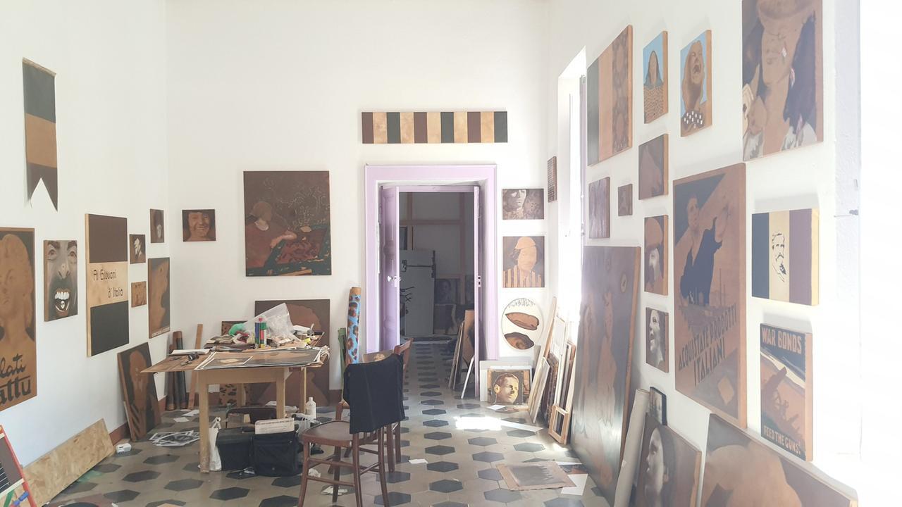 
	Lo studio dell'artista Tonino Mattu

