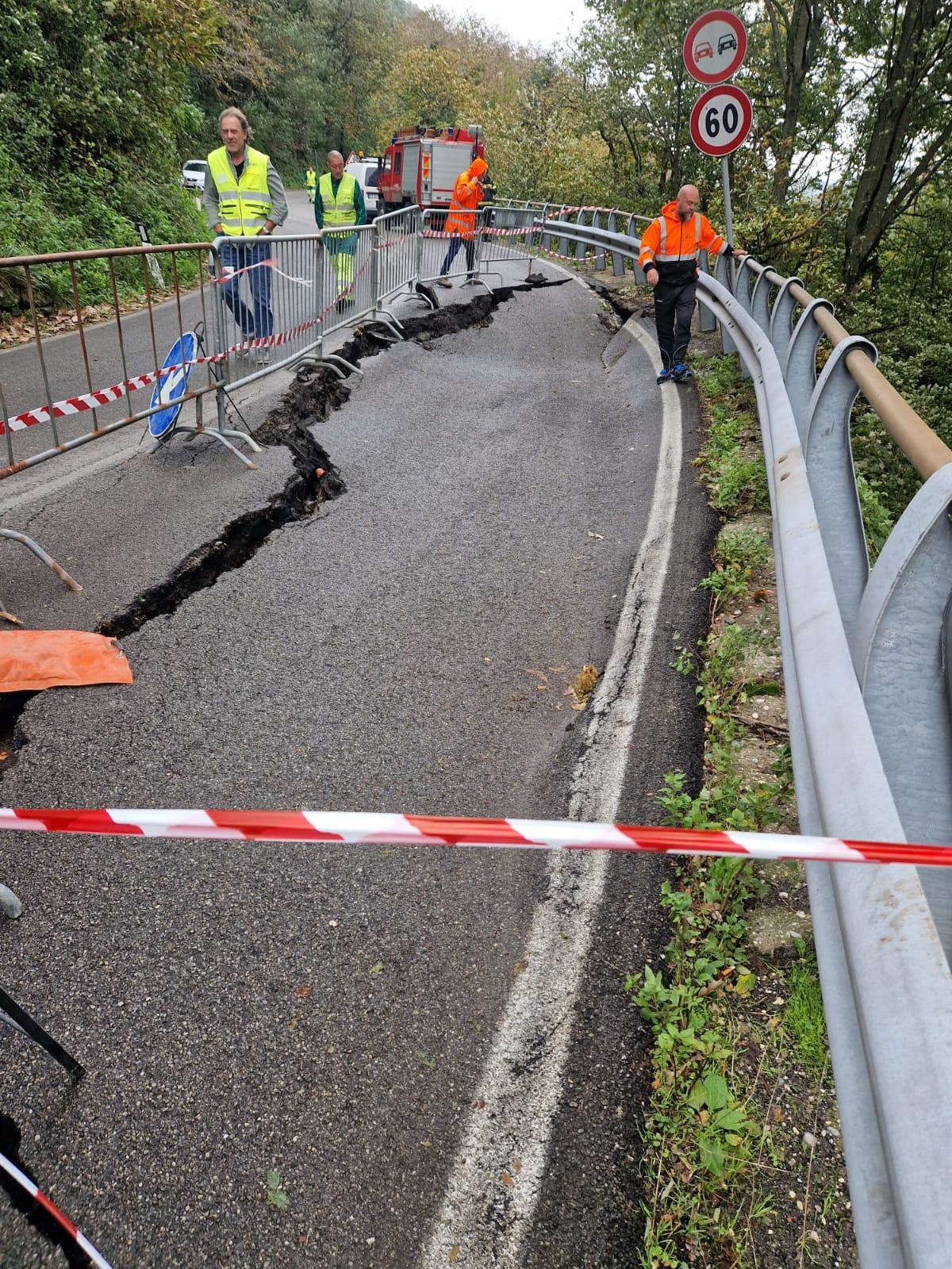 
	La frana sulla regionale 325 nel comune di Castiglione dei Pepoli

