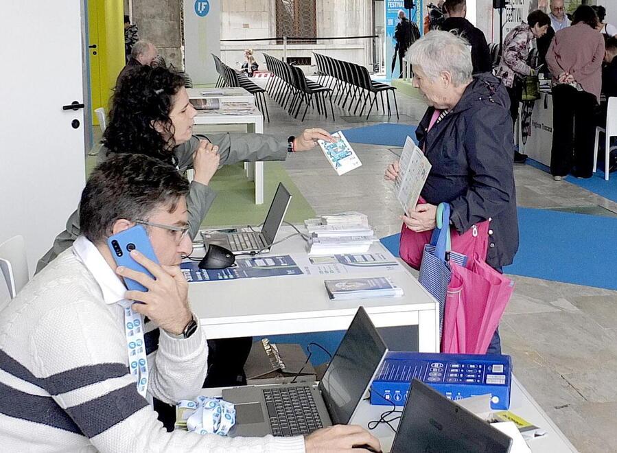 
	Un momento della rassegna a Pisa (foto Muzzi)

